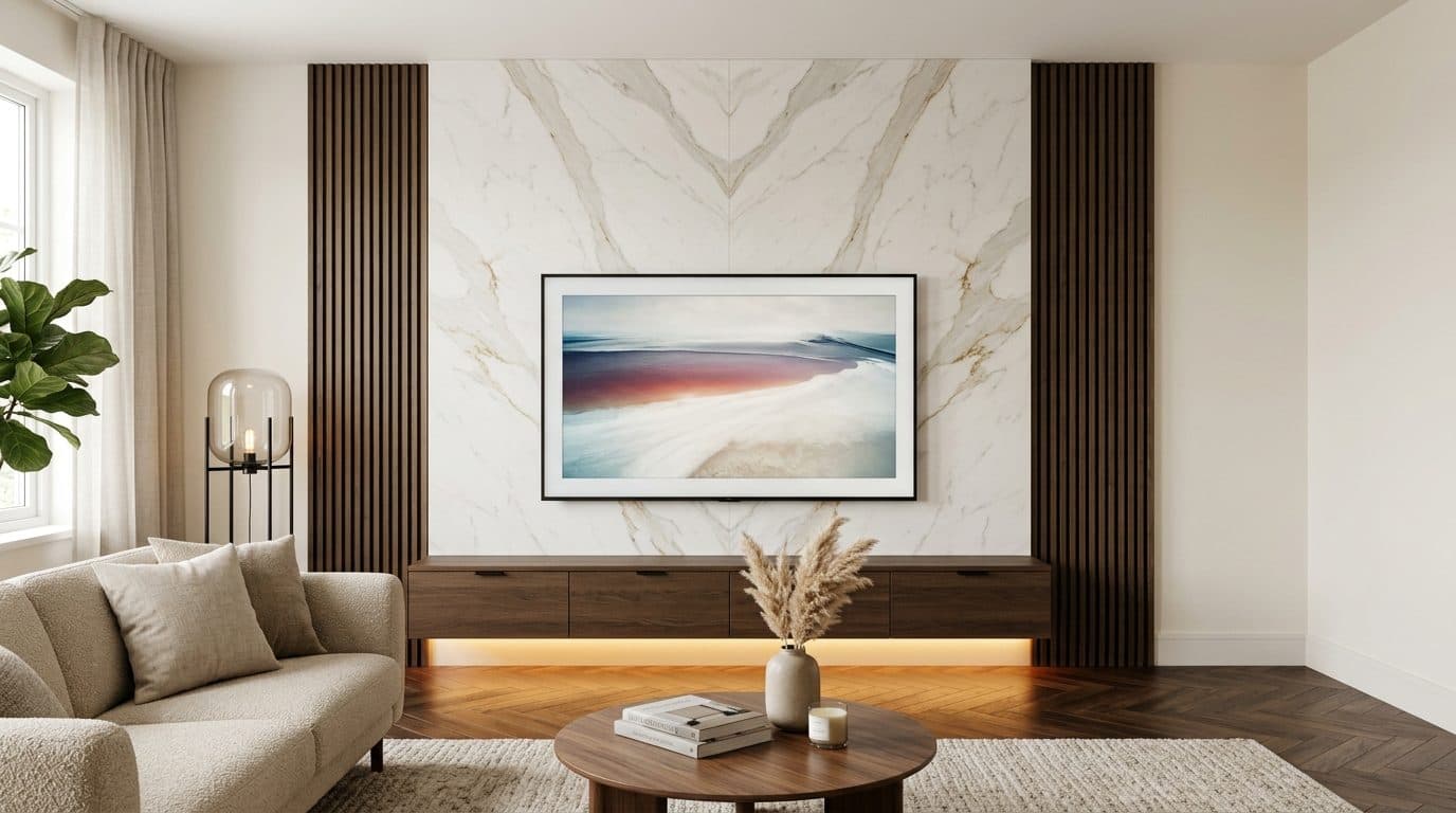 ARRA INTERIOR Semarang - Backdrop TV & Feature Wall Panels